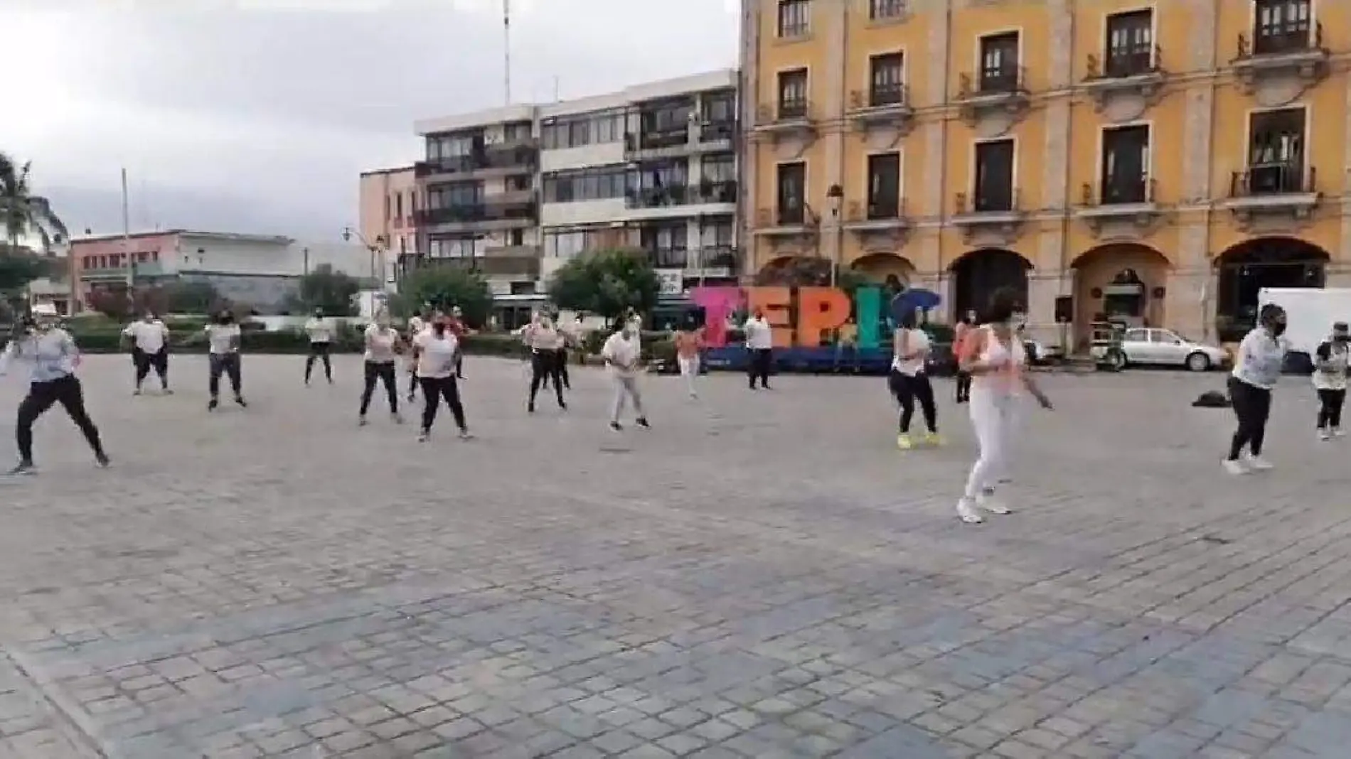 Manifestación instructores Nayarit